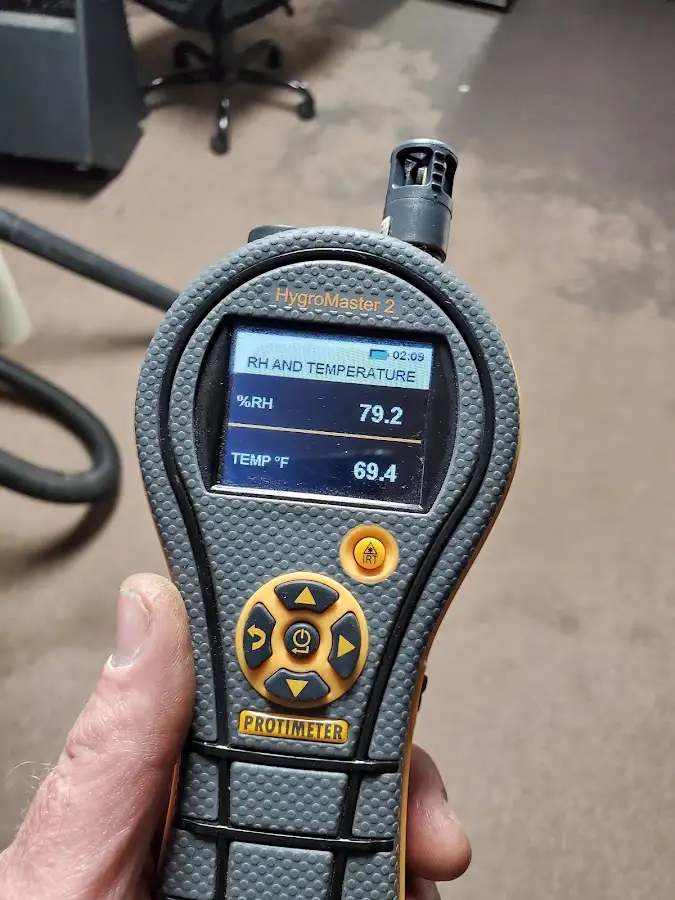 Moisture meter humidity assessment for Fire & Smoke Damage Restoration in St. Charles